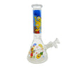 10" Cartoon Design Glass Bong