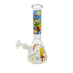 10" Cartoon Design Glass Bong