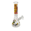 10" Cartoon Design Glass Bong