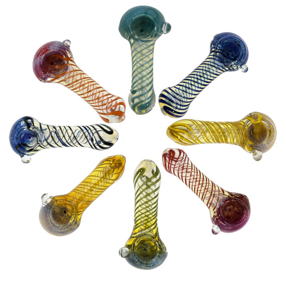 3.5" Double Glass Pipe - 3D